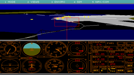 Microsoft Flight Simulator 3.0 Screenshot