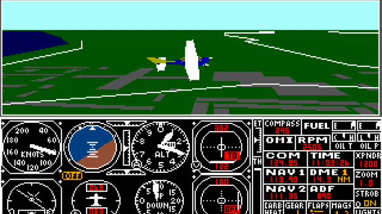 Microsoft Flight Simulator 3.0 Screenshot