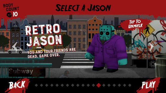 Friday the 13th: Killer Puzzle - Retro Jason Screenshot