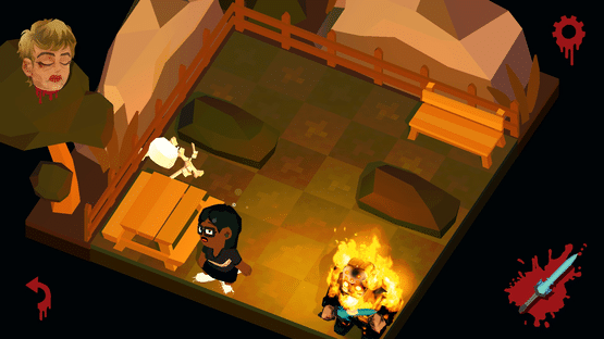 Friday the 13th: Killer Puzzle - Flaming Jason Screenshot
