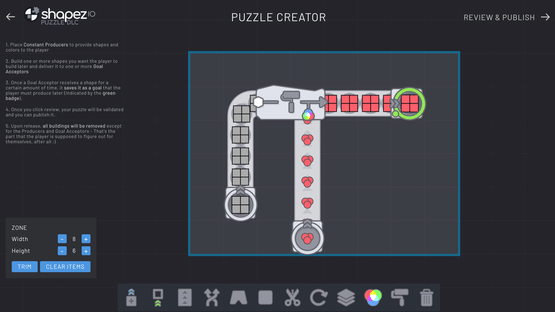 shapez.io: Puzzle DLC Screenshot