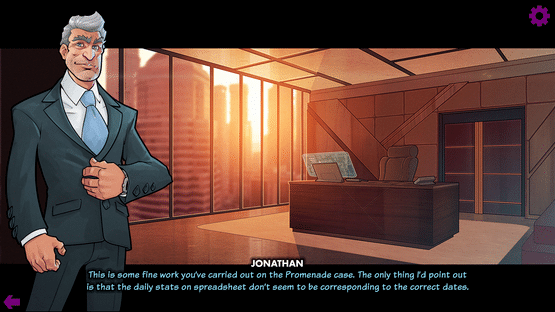 Blake: The Visual Novel Screenshot