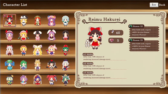 Touhou DollDraft Screenshot