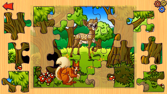 Funny Farm Animal Jigsaw Puzzle Game for Kids and Toddlers Screenshot