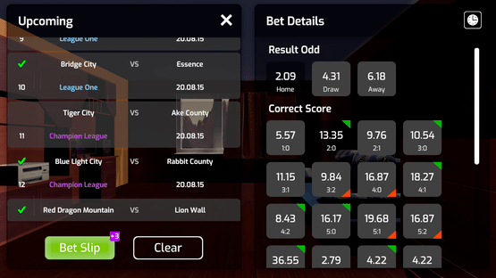 Football Betting Screenshot