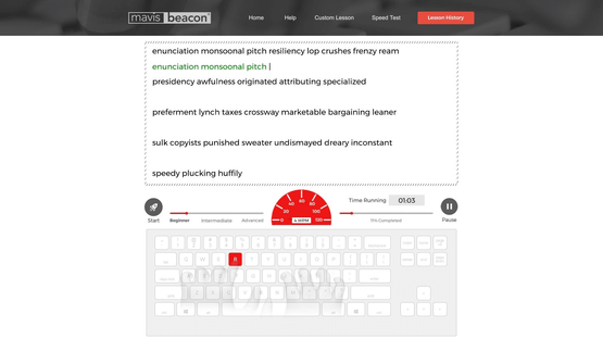 Mavis Beacon Teaches Typing! Screenshot