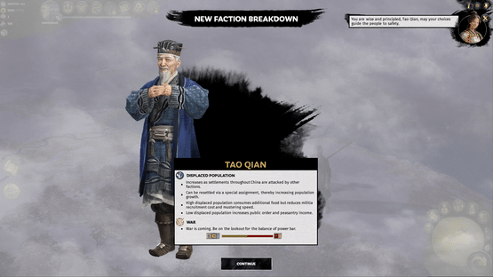 Total War: Three Kingdoms - Tao Qian Screenshot