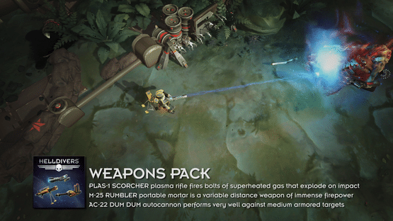 Helldivers: Weapons Pack Screenshot