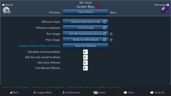 Pro Strategy Football 2021 screenshot 1