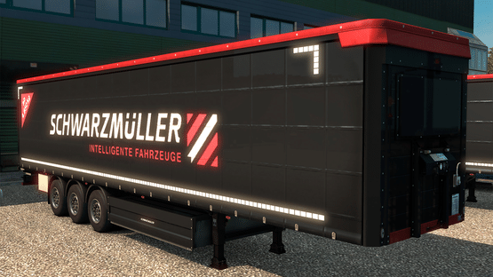 Euro Truck Simulator 2: Schwarzmüller Trailer Pack Screenshot