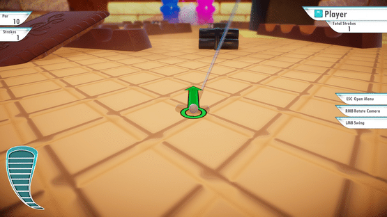3D MiniGolf: Candy Shop Screenshot