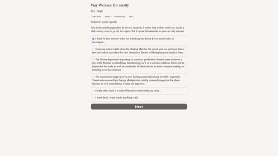 Way Walkers: University screenshot 3