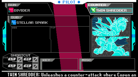 Blaster Master Zero II: Copen from "Luminous Avenger iX" Screenshot