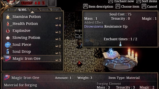 The Shimmering Horizon and Cursed Blacksmith Screenshot