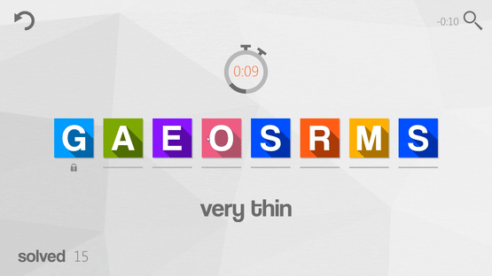 Anagrams Screenshot