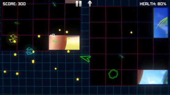 Capture d'écran 1 de Synthwaifu: Neon Space Fighter