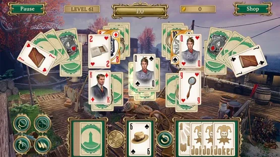 Detective Notes: Lighthouse Mystery Solitaire screenshot 1