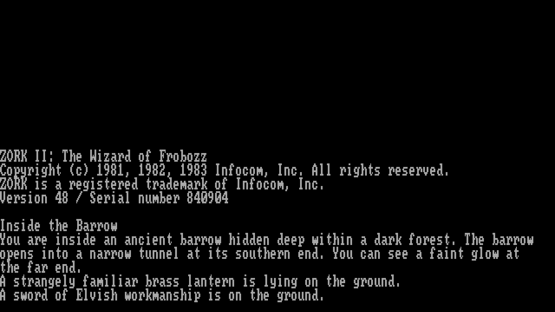 The Lost Treasures of Infocom Screenshot