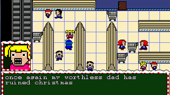 Megaman Sprite Christmas Screenshot