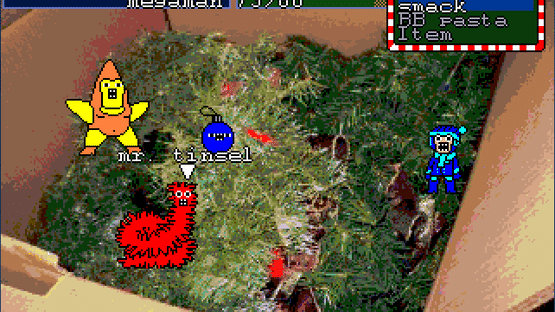 Megaman Sprite Christmas Screenshot