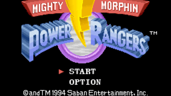 Mighty Morphin Power Rangers Screenshot