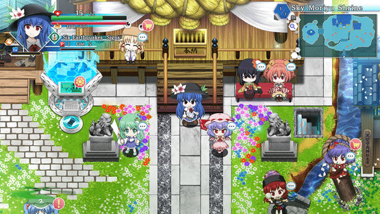 Touhou Genso Wanderer: Lotus Labyrinth R Screenshot