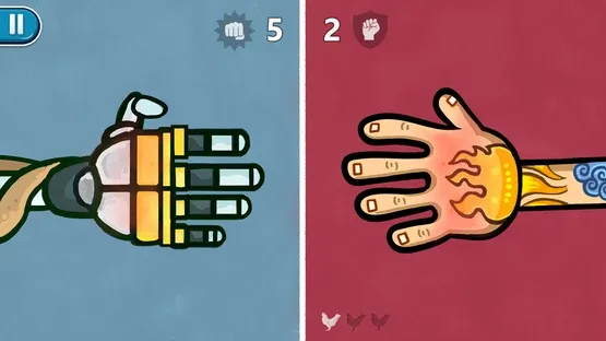 Red Hands: 2-Player Game screenshot 2
