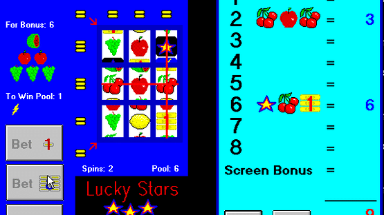 Lucky Stars Video Slots Screenshot