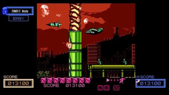 Abarenbo Tengu & Zombie Nation gameplay screenshot 3