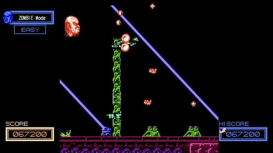 Abarenbo Tengu & Zombie Nation gameplay screenshot 4