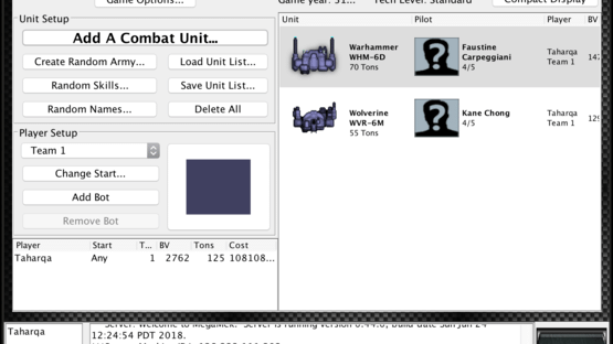 MegaMek Screenshot