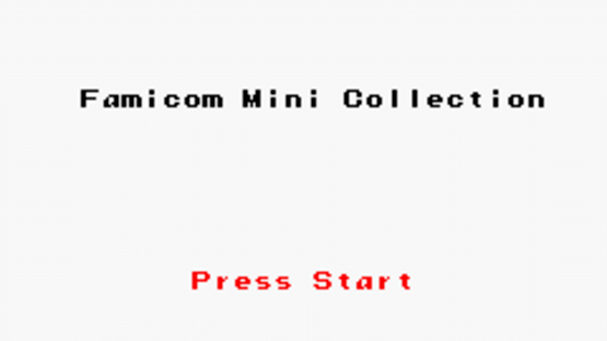 Famicom Mini Collection Screenshot