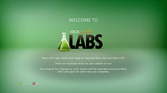 Xbox Live Labs Screenshot