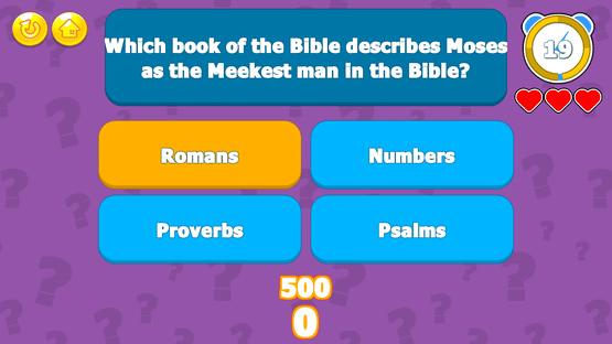 The Bible Trivia Challenge Screenshot