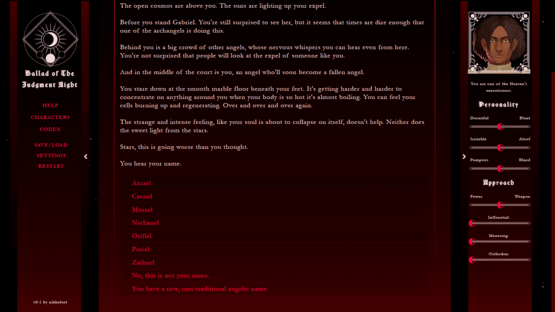 Ballad of the Judgment Night Screenshot