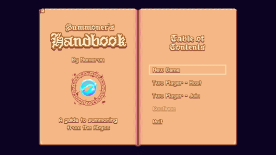 Summoner's Handbook Screenshot