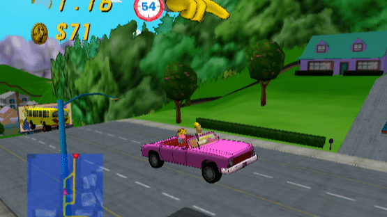 The Simpsons: Road Rage Screenshot