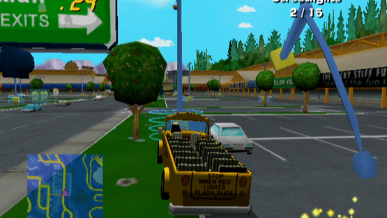 The Simpsons: Road Rage Screenshot