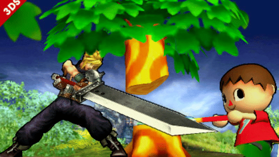 Super Smash Bros. for Nintendo 3DS: Cloud Screenshot