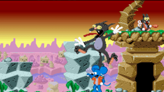 The Itchy & Scratchy Game Screenshot