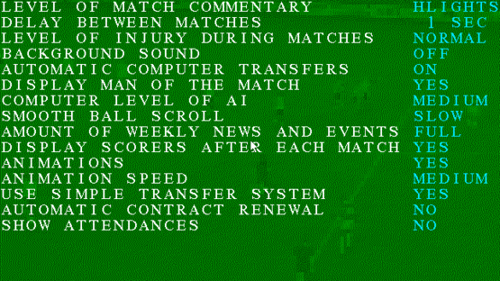 Tactical Manager Screenshot