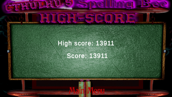 Cthulhu's Spelling Bee Screenshot