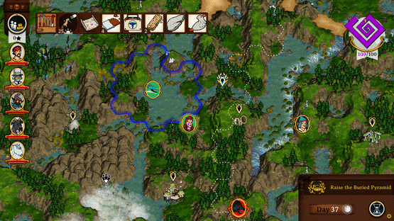 Curious Expedition 2: Highlands of Avalon Screenshot