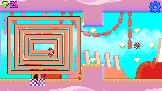 Silly Sausage in Meat Land Screenshot