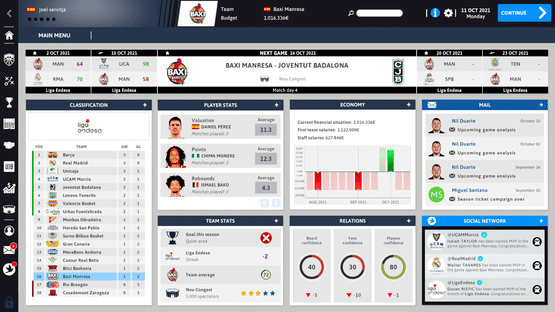 International Basketball Manager 22 Screenshot