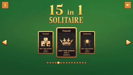 15 in 1 Solitaire Screenshot