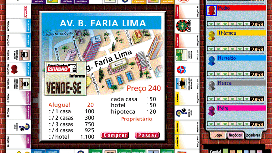 Banco Imobiliário 2000 Screenshot