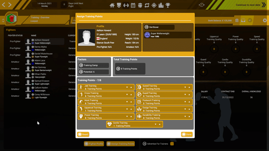 Boxing Club Manager Screenshot