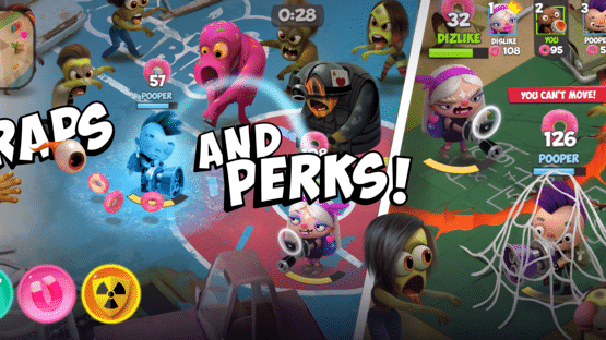 Kids vs Zombies: Donuts Brawl Screenshot