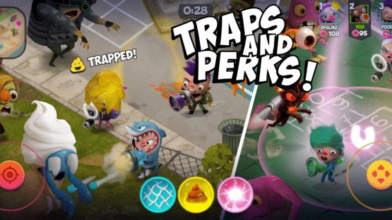 Kids vs Zombies: Donuts Brawl Screenshot